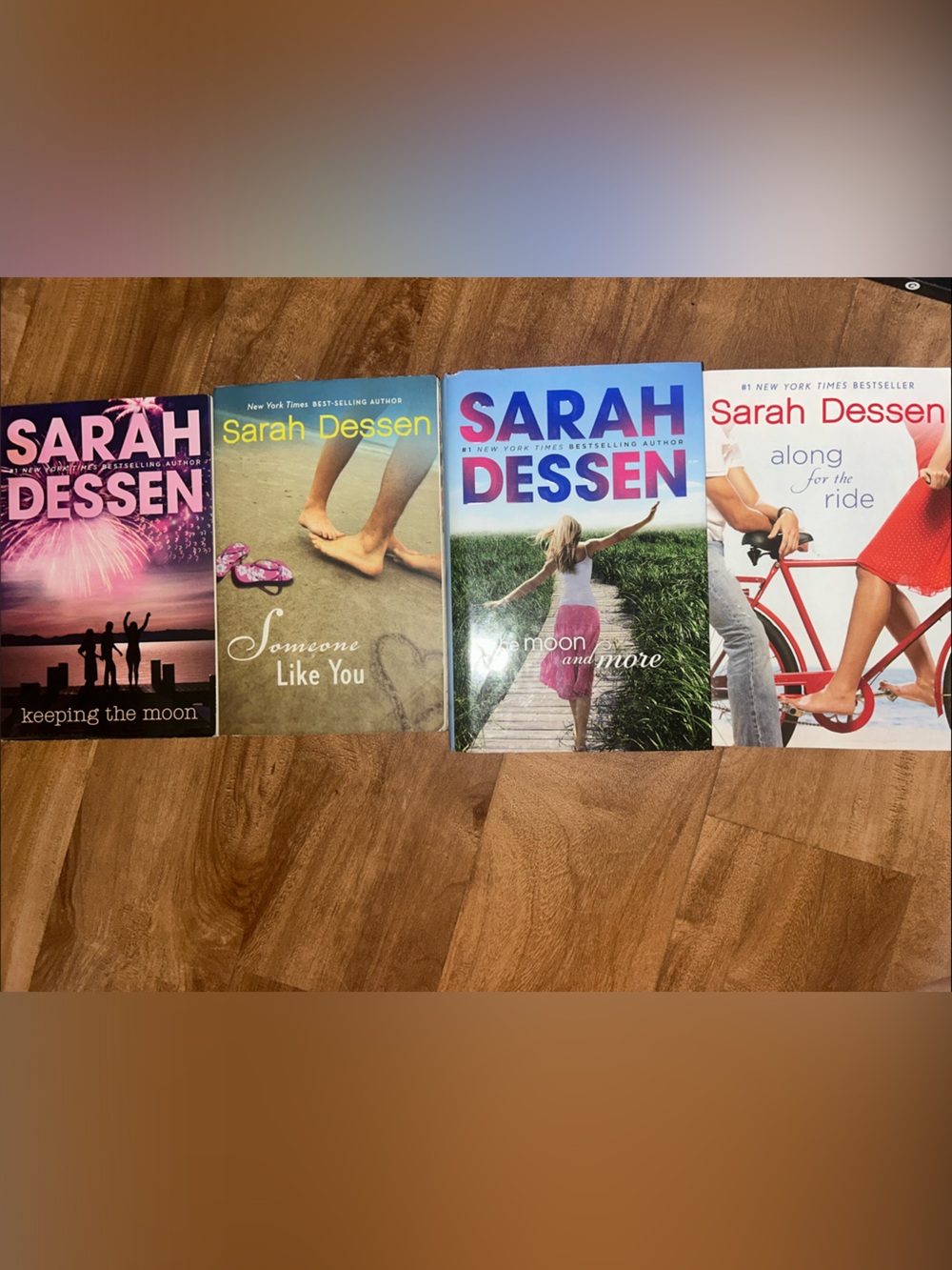 Four Sarah Dessen novels